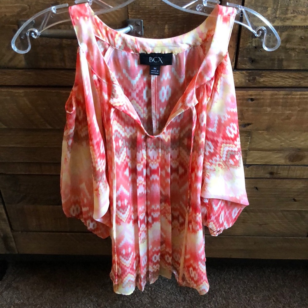 Cold shoulder blouse